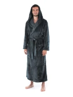 Pánsky župan 3156 Siena s kapucňou oversized antracitový - Vestis