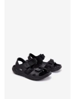 Piankowe Sandały Dziecięce Big Star RR374513 Czarne