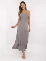 Šaty D73761M30251 sivé