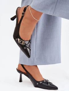 Sandále na podpätku model 225227 Krok vo veľkom štýle