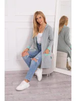 Dvojfarebná pláštenka s kapucňou mätová+sivá