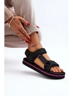 Damskie Sandały Na Platformie Lee Cooper LCW-24-05-2751L Czarne