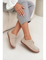 Dámske prírodné semišové barefoot topánky Zazoo 327 light beige Dámske prírodné semišové barefoot topánky Zazoo 327 light beige