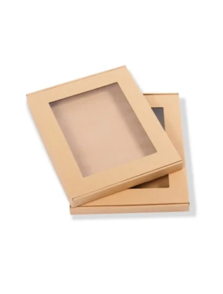 Darčeková krabička s priehľadným vekom