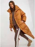 Dámska bunda LF KR 160404 svetlo hnedá - JF Lefon