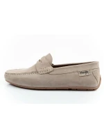 Pánske mokasíny Wrangler Maifield Suede z prírodnej béžovej kože