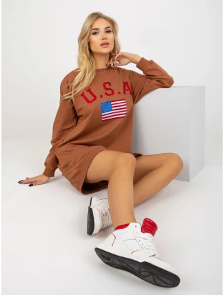 Mikina VI BL 3192.23P svetlo hnedá Mikina VI BL 3192.23P svetlo hnedá