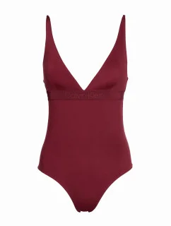 Dámske jednodielne plavky KW0KW02137-XN0 - Calvin Klein