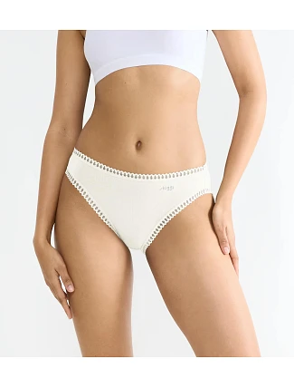 SLOGGI GO CRUSH - 3× tangá s vysokým výstrihom z organickej bavlny Sloggi