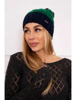 Paris fleecová čiapka K212 zelená+zelená