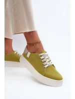 Dámske tenisky MEMORY FOAM SYSTEM BIG STAR Lime Dámske tenisky MEMORY FOAM SYSTEM BIG STAR Lime