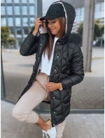 Dámska prešívaná bunda LORET black FashionStreet TY2894 Dámska prešívaná bunda LORET black FashionStreet TY2894