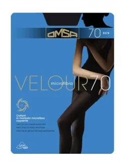 Dámske pančuchové nohavice Omsa Velour 70 deň 2-4