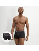 Pánske boxerky 3 ks DIM COTTON STRETCH BOXER 3x - DIM - čierna