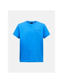 Detské tričko PEAK PERFORMANCE Jr Original Small Logo Tee, modrá farba