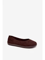 Dámske balerínky typu barefoot v čokoládovej farbe Hollin Dámske balerínky typu barefoot v čokoládovej farbe Hollin