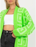 Dámsky sveter LC SW 0296 fluo zelený