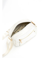 Monnari Tašky Dámska kabelka s prešívaným vreckom Multi White