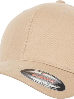 Flexfit 6377 – 6-panelová čiapka Flexfit 55.6377, khaki