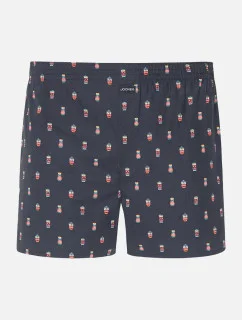 Pánske šortky 315200H B90 tm. modrá s potlačou - Jockey