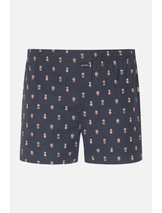 Pánske šortky 315200H B90 tm. modrá s potlačou - Jockey