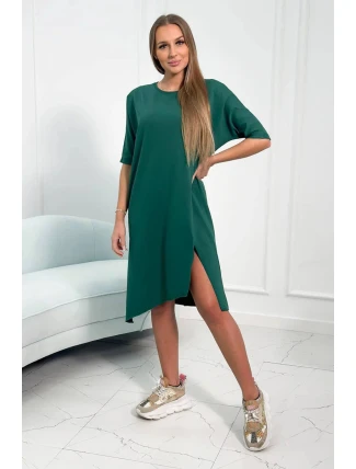 Dámske oversize šaty 9335 Tmavo zelená - Kesi Dámske oversize šaty 9335 Tmavo zelená - Kesi