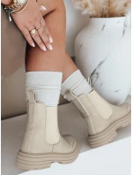 LUXIBOOTS dámske čižmy na platforme béžové FashionStreet ZY0487