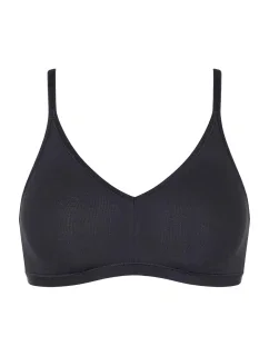 Dámska podprsenka GO Daily Cotton Soft - BLACK - čierna 0004 - SLOGGI