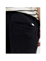 Jack&Jones pánske šortky JPSTJAIDEN COBA STRIPE JOG SHORTS REG SN 12274413 BLACK