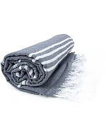 The One Froté uterák Hamam Sultan „Sultan“ 48.1019 antracit/biela The One Froté uterák Hamam Sultan „Sultan“ 48.1019 antracit/biela