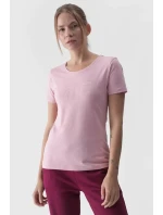 Damski T-Shirt Z Nadrukiem 4F 4FWMM00TTSHF1846-56S Różowy
