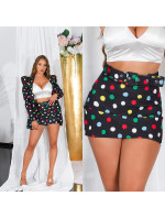 Sexy Koucla Skorts with dots and belt