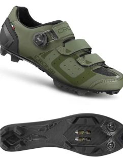 CRONO MTB obuv CX-3-22 zelená 43 kompozitná