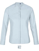NEOBLU Bart Women Popelínová blúzka s dlhými rukávmi 24.3787 soft blue