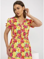 Šaty DHJ SK 7006 3.39 žltá Šaty DHJ SK 7006 3.39 žltá