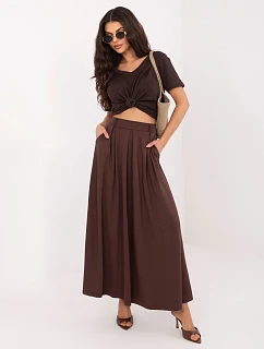 Sukňa RV SD A1240.22P tmavohnedá