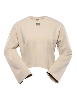 Dámska mikina NAX NAX SETA shifting sand Dámska mikina NAX NAX SETA shifting sand