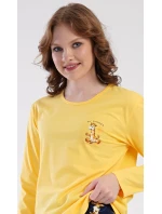 Dámske dlhé pyžamo Žirafy Dámske dlhé pyžamo Žirafy