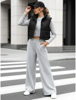 Dámska prešívaná vesta čierna FashionStreet TY5197