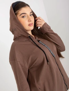 Mikina RV BL 8266.34P hnedá