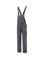 Priemyselné pracovné nohavice Dungaree Overall so šnúrkou unisex convoy grey