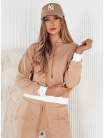 Dámska tepláková súprava SANELIS beige FashionStreet AY0987 Dámska tepláková súprava SANELIS beige FashionStreet AY0987