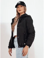 Dámska prechodná prešívaná bunda ZERNI black FashionStreet TY4175