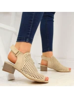 Dámske sandále na mieru béžové Sabatina