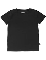 Pure Waste KDTS Detské tričko z hrubej bavlny 74.KDTS čierne Pure Waste KDTS Detské tričko z hrubej bavlny 74.KDTS čierne
