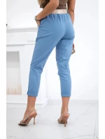 Nohavice Puntor s opaskom denim Nohavice Puntor s opaskom denim