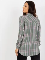 Blúzka D70039Z11082A khaki farba