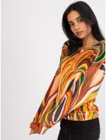 Blúzka DHJ BZ 6033.21P tmavo žltá