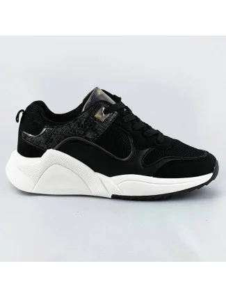 Čierne dámske športové topánky (6348) Čierne dámske športové topánky (6348)