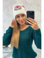 Dámska čiapka Ofelia K349 biela